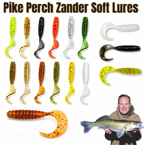 Fishing perch soft lures pike - perch,