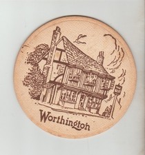 PRE WAR WORTHINGTON BURTON BREWERY  BEERMAT cat no 6
