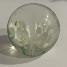 Hand Blown Art Glass White