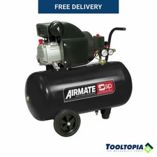 SIP Airmate Air Compressor Direct Drive 230V 50L 2hp / 1.5kW 8 Bar 8CFM 94dB