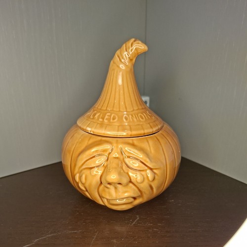 Vintage ceramic pickled onion - vintage,