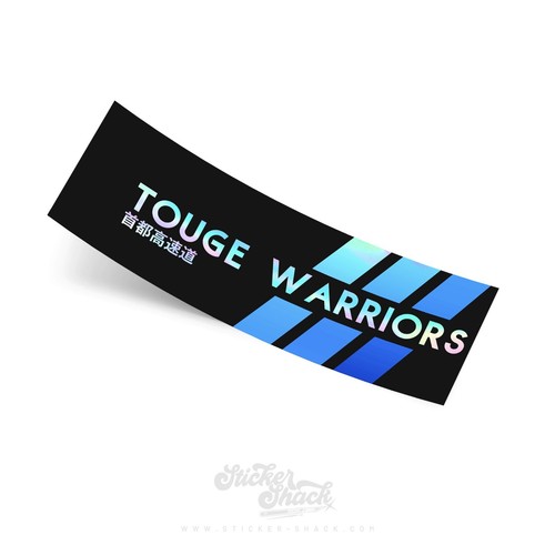 Touge warriors slap sticker - slap,