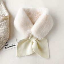 Women Fluffy Faux Fur Scarf