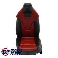Audi S4 B8 8K Sport Seat Front Left N/S Heated Leather Soul Black Magma Red