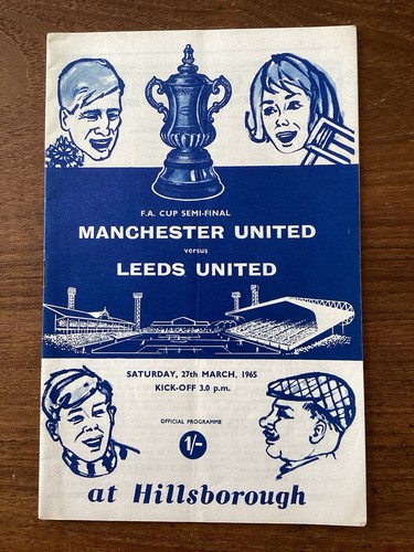 Hillsborough 1965 fa cup - 27/3/1965,
