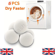 6PCS 5CM Reusable Wool Tumble