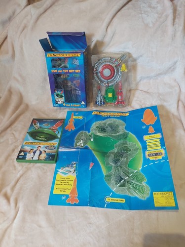 Thunderbirds dvd and toy gift - and,
