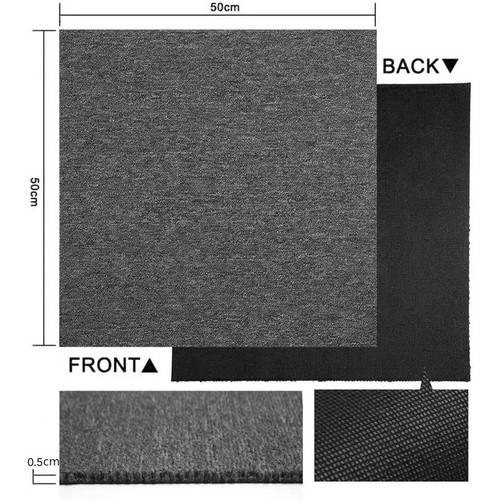 Quality carpet tiles - 5m², box