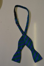 Tie Rack green & blue striped