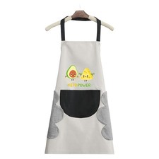 Avocado Chef Apron Kitchen Waterproof Pocket Cook Catering Unisex BBQ Apron