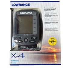 Fish Finder Depth Finder Lowrance X-4 Transducer With Sonar 