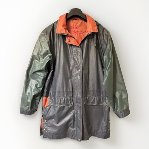 Vintage raincoat jacket waxed - vintage,