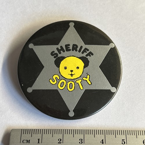 Sooty sheriff collectible pin - sooty,