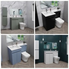 L Shape Vanity Unit WC Unit