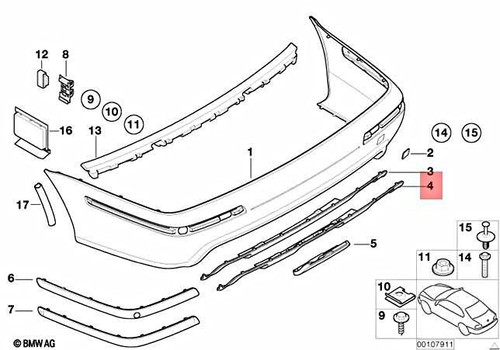 Bmw e39 sport - e39, bumper