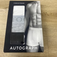 MARKS SPENCER Mens AUTOGRAPH  Supima® Cotton Trunks (3 pairs)  L 36-38in New.