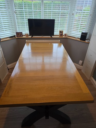 Lovely extending wooden dining