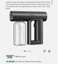 Cordless Spray Tan Machine Professional Portable Self Tanning Gun Rechargeable