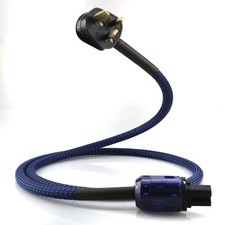 1M HiFi Mains Power Cord UK