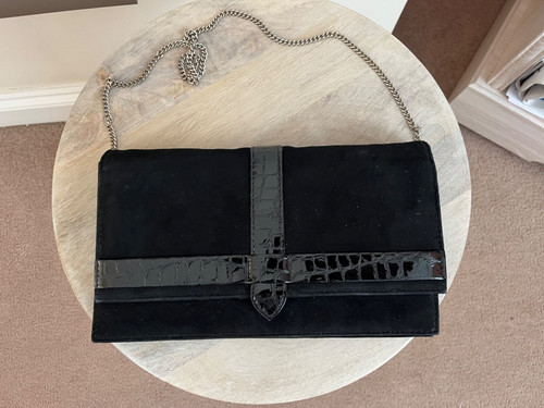 Pavers ladies black - , suede