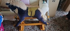 Merrythought Rocking Horse. Handmade In England Purchased From Harrods. VGC. 