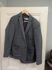 Spitalfields Clothing Co. Mens Grey Blazer  42 Chest Polyester/Wool Mix