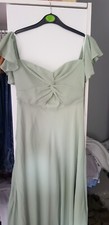 bridesmaid dresses uk Sage Green x 2