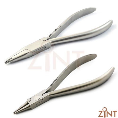 Orthodontic pliers set - pliers, flat