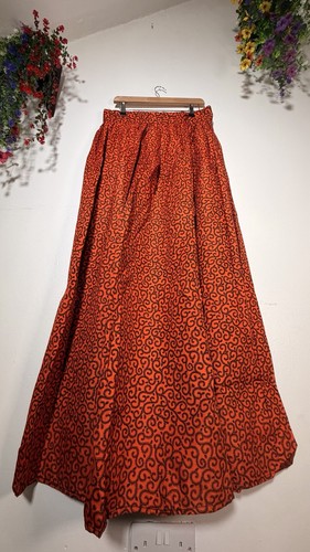 African print maxi skirt - african,