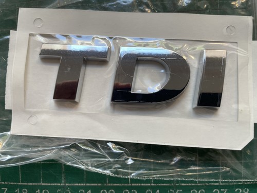 Audi tdi chrome - badge, 6c0