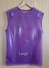 Large Latex Rubber Tank top