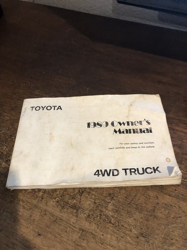 1989 toyota 4wd truck - 1989,