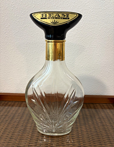 Jim beam clear glass - beam, decanter