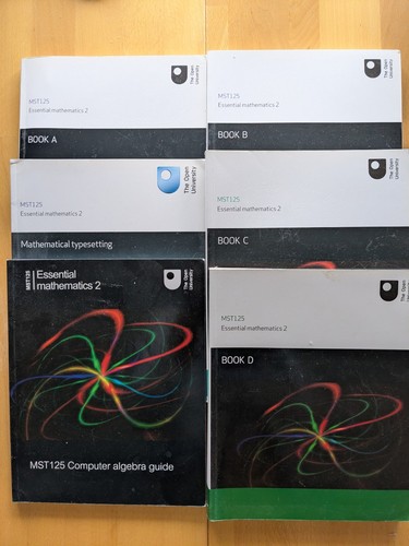 Mst125 course books - course, (books