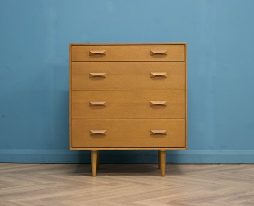 Mid century oak chest - century,