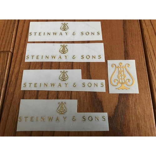 Steinway piano painting decal - piano,