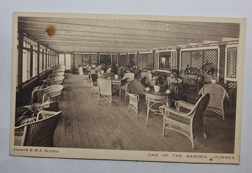 Cunard rms scythia one - one, of