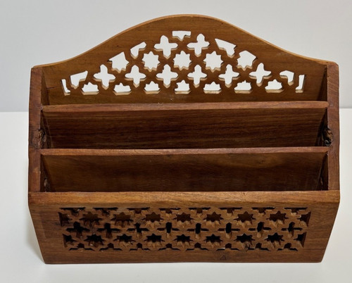 Vintage hand carved wooden - vintage,