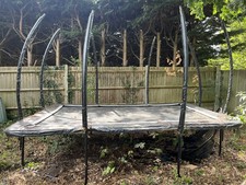 8x12ft Rectangular Trampoline with Safety Enclosure