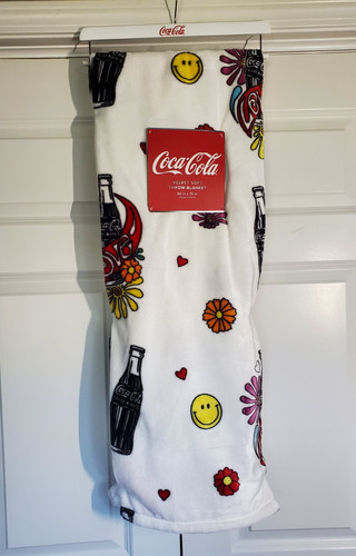 Coca cola velvet soft throw - velvet,