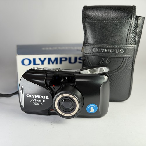 Film camera olympus mju - camera,