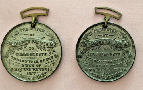 Pair 1897 queen - pair, victoria