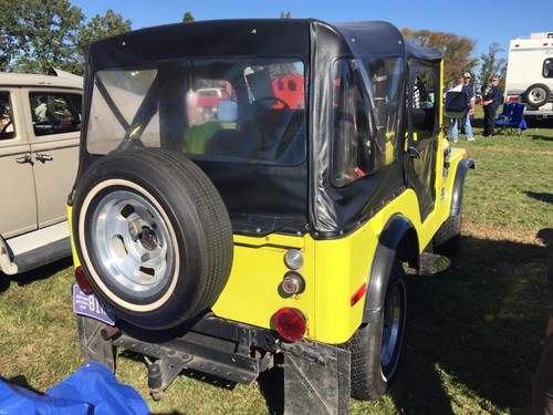 Yellow jeep off road - cj-5, off-road