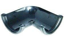 Half Round Cast Iron Effect Gutter 90 Degree Angle - FREE Next-Day Delivery