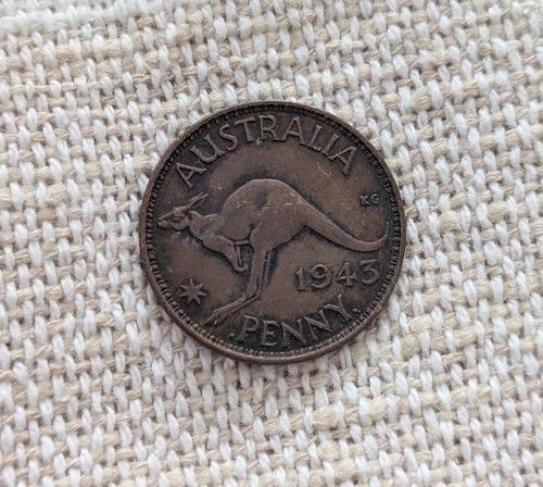 1943 australia penny coin - 1943,