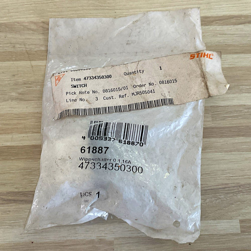 Stihl pressure washer switch - stihl,