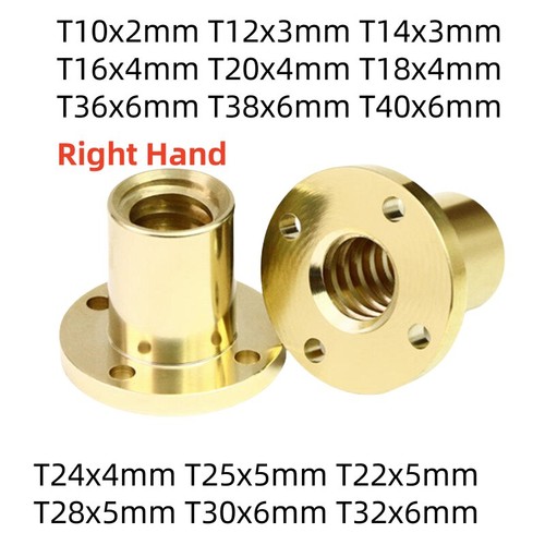 Lead screw nuts - screw, nuts,round