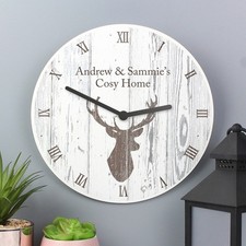 Personalised Wooden Wall Clock