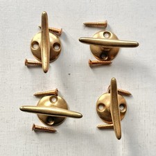 Lot 4 Vintage Brass Cleats w