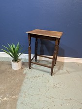 Vintage Side End Table Dark